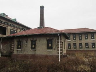 Больница на острове Эллис.