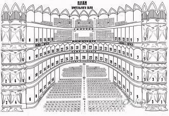 План зрительного зала
