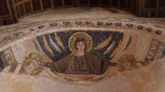 Мозаика южной апсиды.