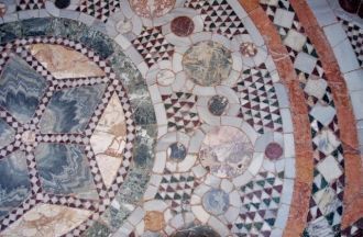 Мозаики пола дворца Ка' д' Оро в Венеции