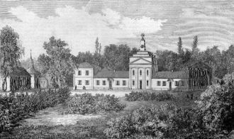 В 1815 г. строительство усадьбы Огинских