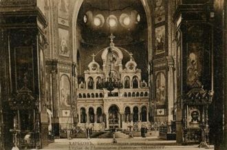 Интерьер Благовещенского собора. 1903 г.