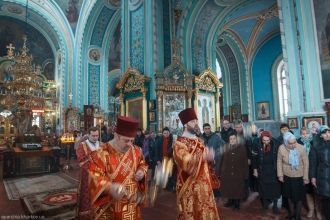 Литургия в Свято-Озерянском храме.