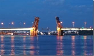 Мост Александра Невского -  самый длинны