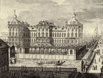 Аничков дворец, 1749-1750 гг.