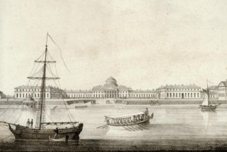 Таврический дворец. Неизвестн.худ. 1825.