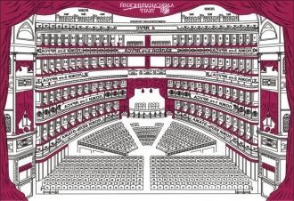 План зрительного зала Александринского т