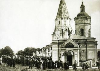 Крестный ход в Коломенском, 1926
