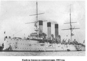 Крейсер “Аврора” на комплектации, 1903