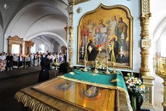 Мощи преподобных Сергия и Германа Валаам