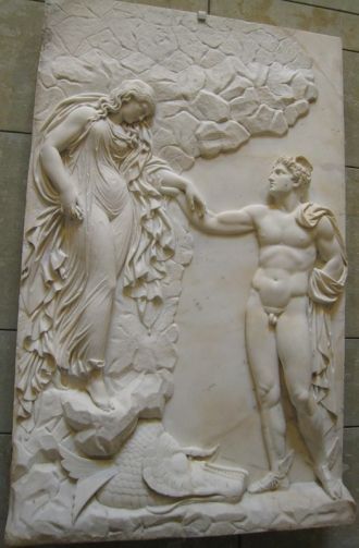 Юлиус Трошель. Персей и Андромеда. 1840.