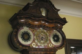 Часы в доме-музее Гёте.