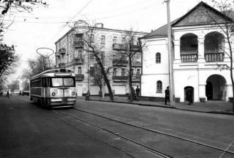Домик Петра в Киеве на фотографии 1970-г