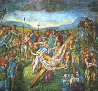 Распятие Святого Петра. 1546—1550.