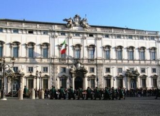 Квиринальский дворец занимает площадь в 