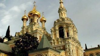 Храм двупрестольный: верхний престол осв