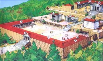 Классический Храм Асклепион был построен