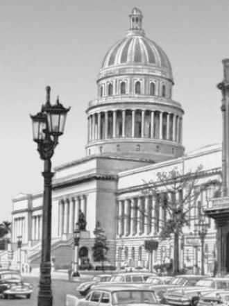 Здание Капитолия в столице Кубы - одно и