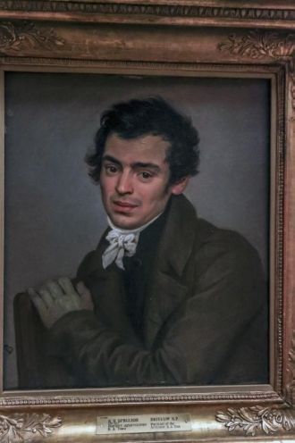 Карл Брюллов, портрет архитектора Конста