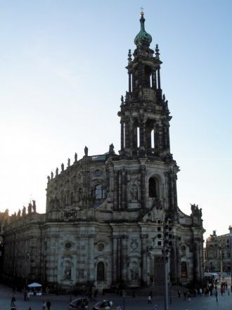 Во время бомбардировки Дрездена в 1945 г