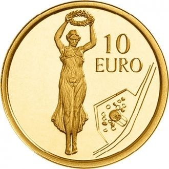 “Золотая Фрау “ на монете Люксембурга.