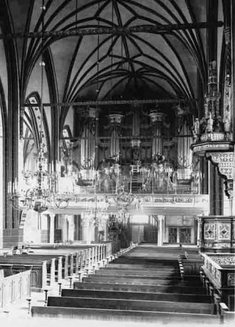 Органный зал Кафедрального собора до вой