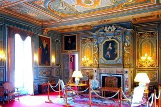 Большая гостиная. В 17-м веке замок Шеве