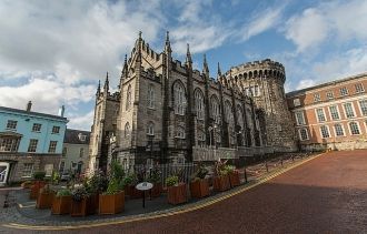 Дублинский замок был построен на месте п