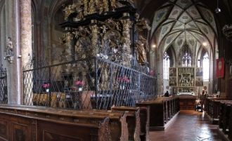 Интерьер церкви св. Вольфганга.