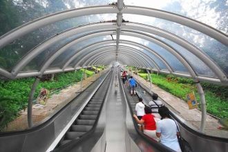 Уличный эскалатор Гонконга