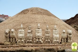 Гора Немрут-Даг в Турции.