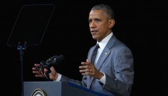 Барак Обама на сцене Большого театра Гав
