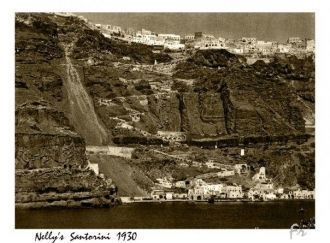 Вид на Санторини, 1930 г.