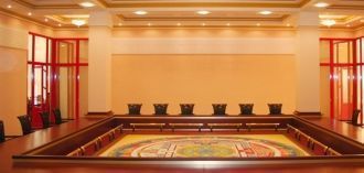 На четвертом уровне расположен кабинет Ш