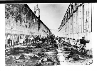 Во время бомбежки 1944 года фрески сильн