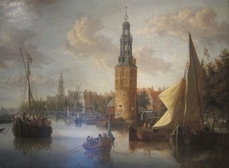Амстердам — город с большим портом, и мо