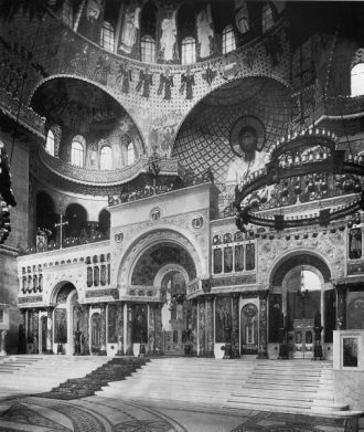 Интерьер собора. 1914 год