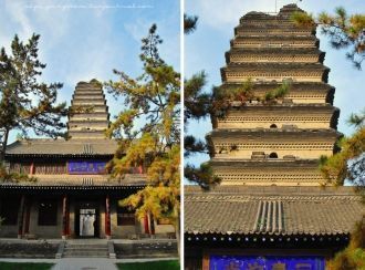 Сам храм Цзяньфу был выстроен в 684 г. н