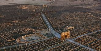 Руины древнего города Тимгад