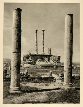 Руины Тимгада, Алжир, 1937 г.