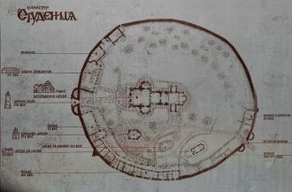 План монастыря