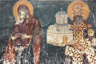 Фрески монастыря 13-14  веков.