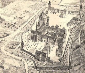 Монастырь Маульбронн. Исторический рисун