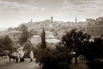Панорама Вифлеема со стороны Иерусалима.