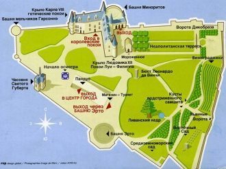 Карта замка и его территорий