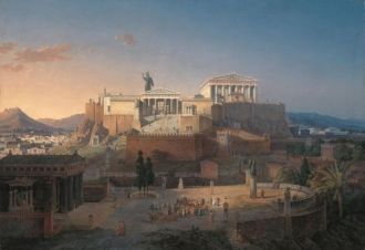Афинский акрополь, реконструкция Лео фон
