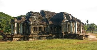 Храм Байон в крепости Ангкор-Тхом.