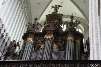 Главный орган Собора Антверпенской Богом