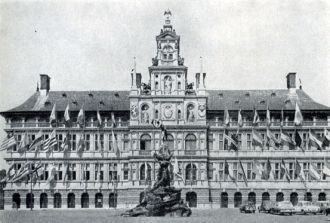 Антверпенская ратуша, 1974г.