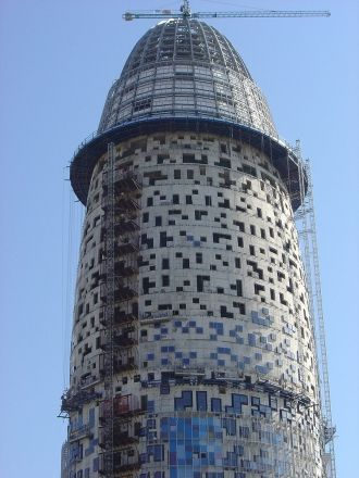 Строительство башни. 11.04.2004